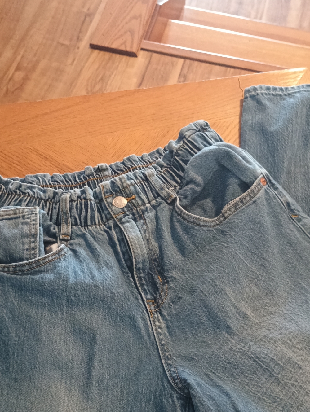 CAT & JACK GIRLS SZ 14 PAPER BAG JEAN 💕